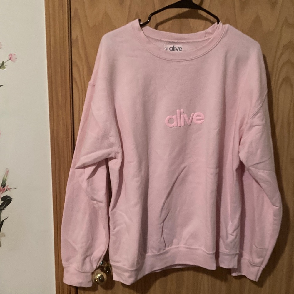 Pink Women's Crew Neck Sweater